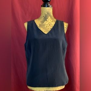 Merona - Sleeveless Silk V-neck Blouse